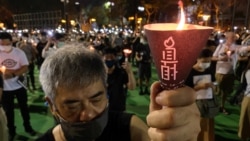 维园烛光晚会成绝响 港人盼六四精神薪火相传 维园烛光晚会成绝响 港人盼六四精神薪火相传