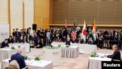 印太安全四方机制峰会2022年5月24日在东京召开。(路透社)