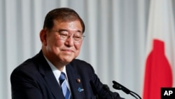 资料照:日本自民党党魁、日本首相石破茂(Shigeru Ishiba)
