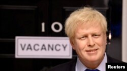 资料照:英国前首相约翰逊