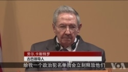 卡斯特罗:如果我们有政治犯 今晚就会得到释放 卡斯特罗:如果我们有政治犯 今晚就会得到释放