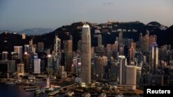 资料照:香港岛景色