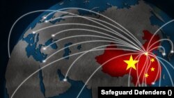 资料照:国际人权组织“保护卫士”报告的中国非自愿回国案例图。(图片源于保护卫士官网)