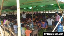 ရခိုင်ပြည်နယ် ကျောက်တော် စစ်ဘေးရှောင်ဒုက္ခသည်စခန်း (Photo: CJ )
