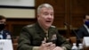 General Kenneth McKenzie Jr., USMC Commander, US Central Command responds to questions during a House Armed Services Committee hearing on the conclusion of military operations in Afghanistan, Sept. 29, 2021 in Washington.