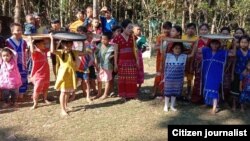 photo- ကော့ကရိတ်မြို့နယ်ထဲက ရွာတချို့မှာ ၂၇၆၂ ခုနှစ်၊ ကရင်နှစ်သစ်ကူးနေ့ကျင်းပနေပုံ( CJ)