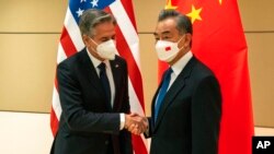 2022年9月23日,美国国务卿布林肯在第77届联合国大会期间会见了中国外交部长王毅。