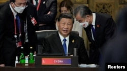 中国领导人习近平在巴厘岛出席G20峰会。(2022年11月15日)
