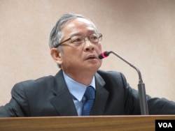 台湾执政党国民党立委林郁方(美国之音张永泰拍摄)