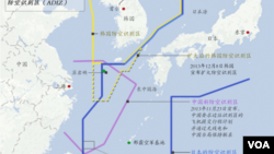资料照:东中国海地区防空识别区: 韩国扩大后的防空识别区