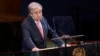 联合国秘书长安东尼奥∙古铁雷斯(Antonio Guterres)周一(9月19日)在纽约联合国总部教育改革峰会上发表讲话。