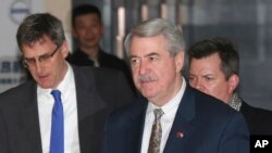 麦金尼2019年1月在北京参加美中经贸副部长级磋商(美联社)