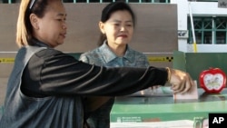 ၂၀၁၄ တုန်းက ထိုင်းနိုင်ငံ ရွေးကောက်ပွဲ ကျင်းပစဉ်