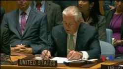 Держсекретар США Тіллерсон відзначив Україну за відмову від ядерної зброї. Відео Держсекретар США Тіллерсон відзначив Україну за відмову від ядерної зброї. Відео
