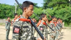 မြင်းခြံနယ်က ကာကွယ်ရေးအဖွဲ့ ကလေးစစ်သား အသုံးပြုနေသလား
 မြင်းခြံနယ်က ကာကွယ်ရေးအဖွဲ့ ကလေးစစ်သား အသုံးပြုနေသလား