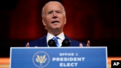 အမေရိကန် ရွေးကောက်ခံသမ္မတ Joe Biden