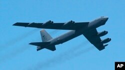 美国B-52轰炸机。(资料图片)