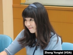 台湾师范大学台湾语文学系教授莊佳颖(美国之音张永泰拍摄)