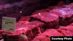 超市里的美国牛肉(USDA )