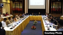 မှတ်တမ်းဓါတ်ပုံ- ၂၀၁၇ တုန်းက ကျင်းပတဲ့ NCA-S EAO အစည်းအဝေးတခု