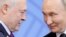 Олександр Лукашенко і Владімір Путін під час саміту BRICS у Казані, 23 жовтня 2024. Photo by Maxim Shemetov / POOL / AFP