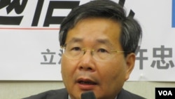 台联党立委 许忠信( 美国之音 张永泰拍摄)