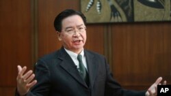 资料照:台湾外交部部长吴钊燮。