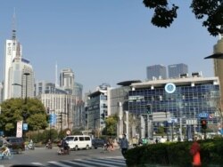 2020年3月18日上海街景 (美国之音受访者拍摄)