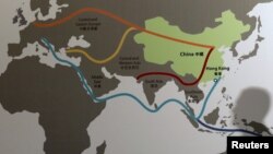 "One Belt, One Road" BRI စီမံကိန်း ပြမြေပုံ