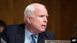 美国参议院军事委员会主席、共和党籍参议员约翰·麦凯恩