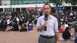 香港中学生举行反修例集会 香港中学生举行反修例集会