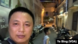 中国维权律师陈建刚在逃亡途中。(陈建刚提供图片)