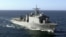 Військовий корабель-амфібія USS Tortuga пливе біля берегів карибського острова Кюрасао, 17 лютого 2001 року.