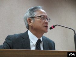台湾执政党国民党立委林郁方(美国之音张永泰拍摄)