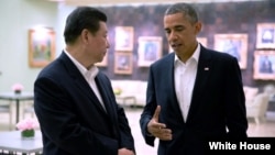 2013年6月7日,美国总统奥巴马和中国国家主席习近平在加州会谈