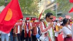 ဦးကျော်မိုးထွန်းကို မြန်မာကိုယ်စားလှယ်အဖြစ် လက်ခံဖို့ ကုလရှေ့ ဆန္ဒပြ တောင်းဆို ဦးကျော်မိုးထွန်းကို မြန်မာကိုယ်စားလှယ်အဖြစ် လက်ခံဖို့ ကုလရှေ့ ဆန္ဒပြ တောင်းဆို