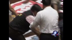 台湾立法院因核四议题爆发肢体冲突 台湾立法院因核四议题爆发肢体冲突