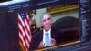 FILE - This image from a fake video features former President Barack Obama and the elements of facial mapping used in technology that lets anyone make videos of real people appearing to say things they've never said.