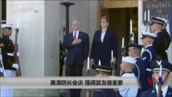 美澳防长会谈 强调盟友很重要 美澳防长会谈 强调盟友很重要
