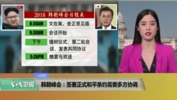 VOA连线(鲍蓉):韩朝峰会:签署正式和平条约需要多方协调 VOA连线(鲍蓉):韩朝峰会:签署正式和平条约需要多方协调