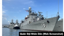 Tàu 18 thuộc Lữ đoàn 171, Vùng 2 Hải quân Việt Nam, trước khi lên đường tham gia Diễn tập Kakadu năm 2024 tại Australia.