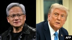 美国总统特朗普与英伟达创办人兼首席执行官黄仁勋星期五在白宫会面。两人讨论中国人工智能(AI)公司深度索求(DeepSeek),以及收紧芯片出口的问题。