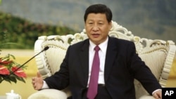 中国国家副主席习近平2012年8月29日在北京人民大会堂会见埃及总统穆尔西(未在 图内)