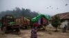 ရှမ်းပြည်နယ် IDP စစ်ရှောင်ဒုက္ခသည်စခန်းက အမျိုးသမီးတဦး (ဇန်နဝါရီ ၁၃၊ ၂၀၂၁၉)