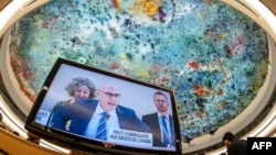 联合国人权事务高级专员蒂尔克在日内瓦联合国人权理事会第53届会议上讲话。(2023年6月19日)