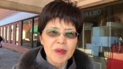 韩国瑜国政顾问团成员、台湾中山大学政治学教授廖达琪在马里兰州接受美国之音采访(2019年12月7日)