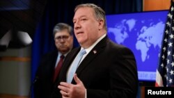 အမေရိကန် နိုင်ငံခြားရေးဝန်ကြီး Mike Pompeo