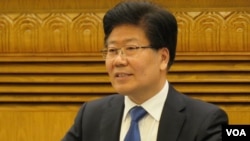 新疆自治区党委书记张春贤(美国之音东方拍摄)