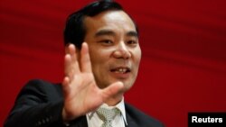 安邦公司董事长吴小晖在北京参加中国发展论坛会议(2017年3月18日)
