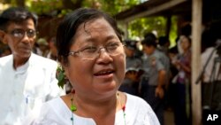 ငြိမ်းချမ်းစွာ ဆန္ဒပြမှုကြောင့် ထောင်ချခံရတဲ့ အခွင့်အရေး တက်ကြွလှုပ်ရှားသူ နော်အုန်းလှ